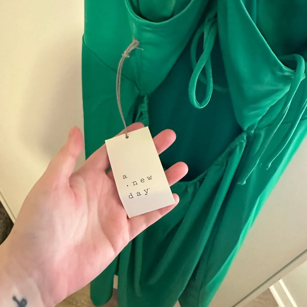 A new day women’s cutout midi slip dress green - Picture 5 of 5